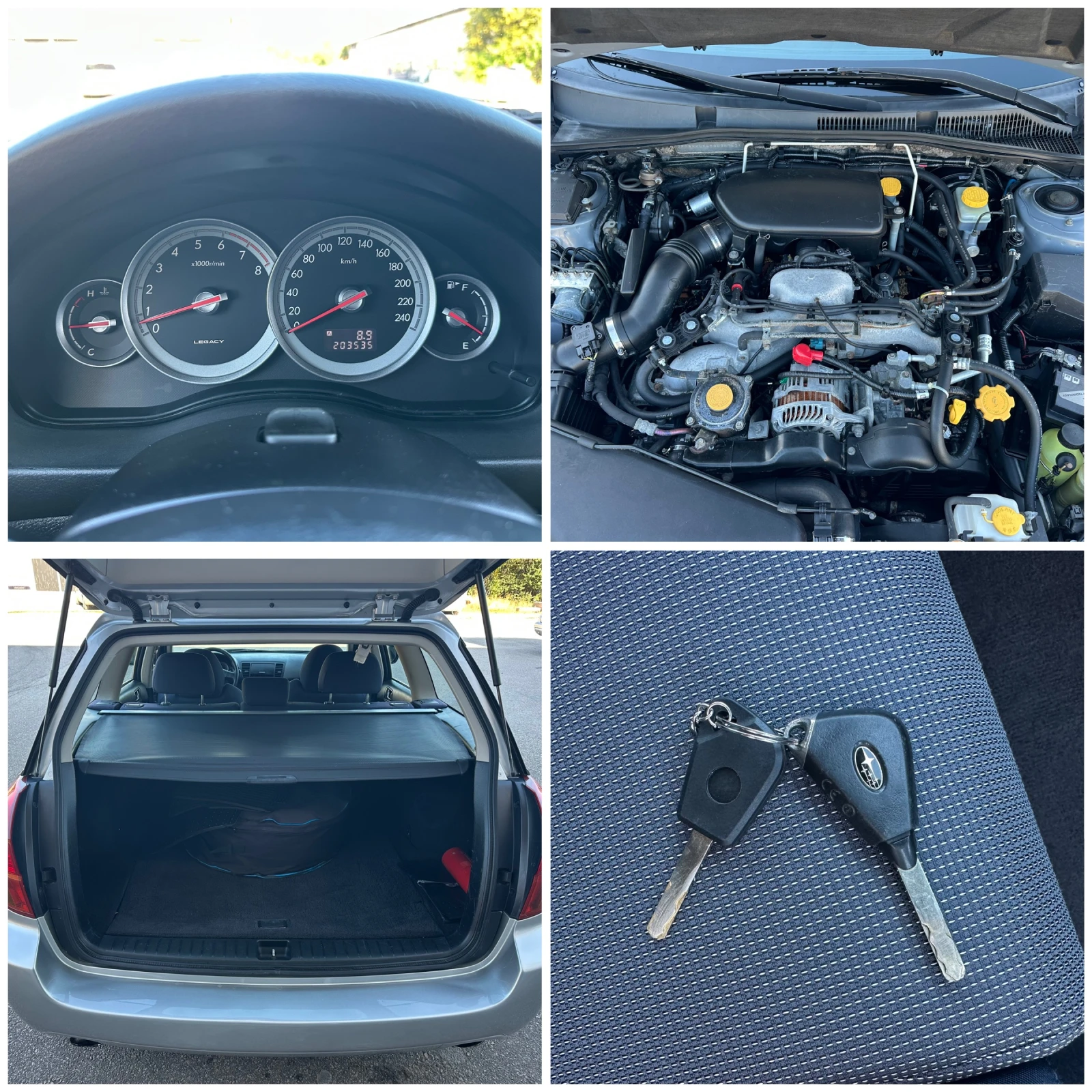 Subaru Legacy 2.5i 4х4 ГАЗ Италия, снимка 16 - Автомобили и джипове - 55466158
