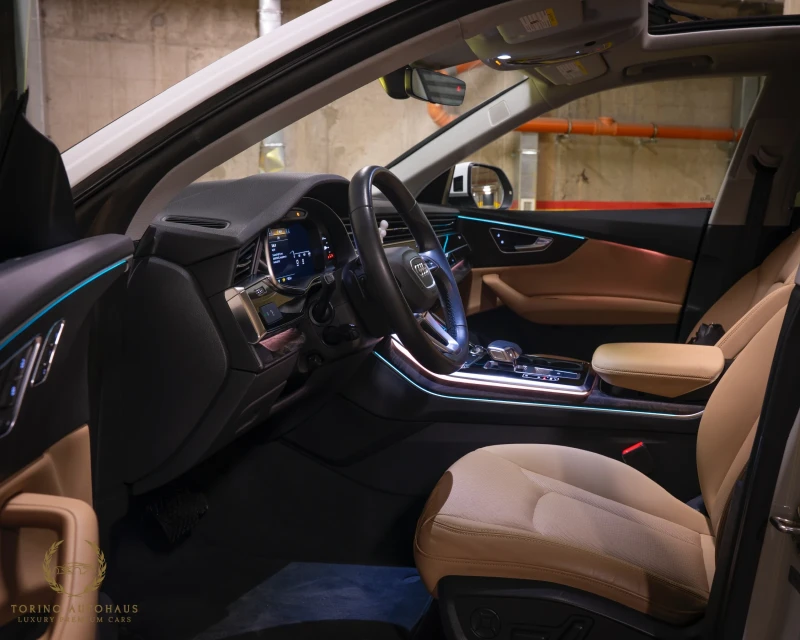 Audi Q8 55 TFSI* S LINE* PANO* QUATTRO* FULL MAX* * * , снимка 9 - Автомобили и джипове - 51658262