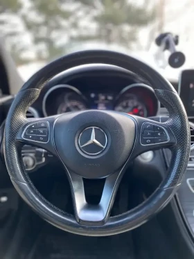 Mercedes-Benz C 300 AMG Line PANO БЯЛА КОЖА МЪРТВА ТОЧКА КАМЕРА ПОДГРЕ, снимка 15