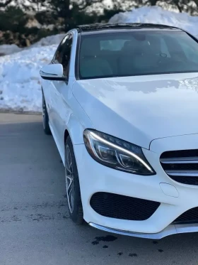 Mercedes-Benz C 300 AMG Line PANO БЯЛА КОЖА МЪРТВА ТОЧКА КАМЕРА ПОДГРЕ, снимка 7