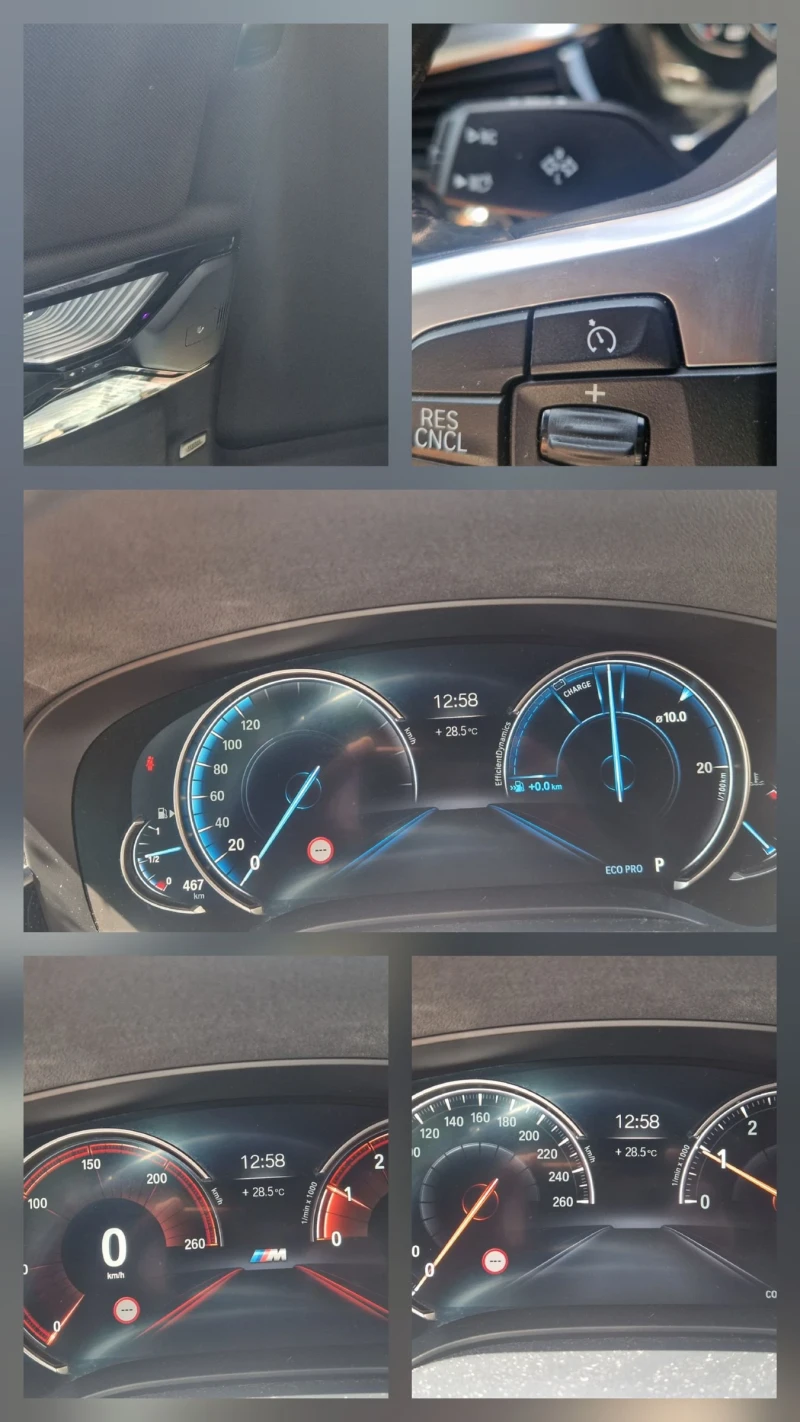 BMW 530 M pak.360* cam X-drive подгрев, вентилацияев, снимка 12 - Автомобили и джипове - 52746868