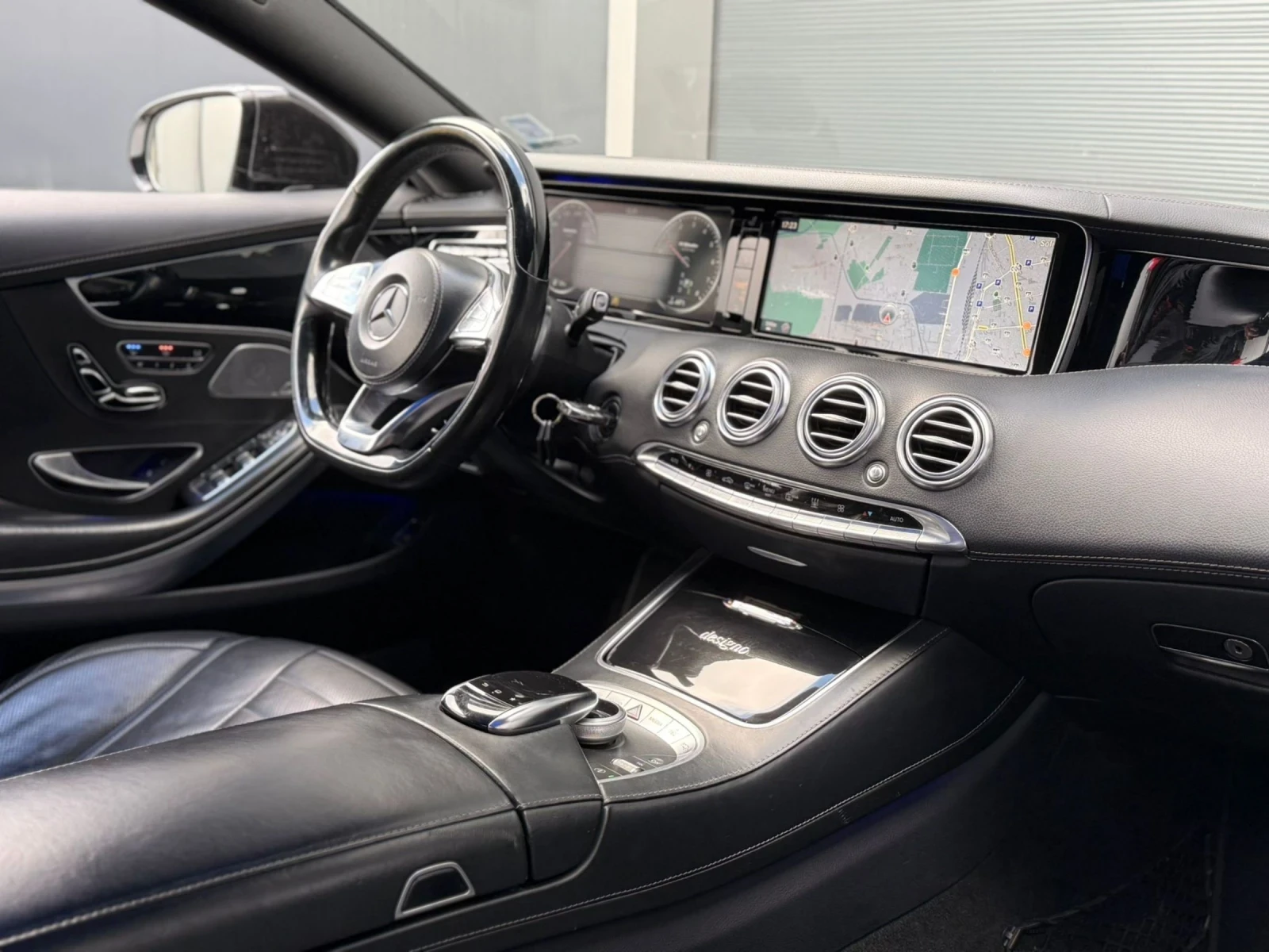 Mercedes-Benz S 500 Mercedes S500 AMG* DESIGNO* Coupe* 360* HUD* ASSIS, снимка 14 - Автомобили и джипове - 54103923