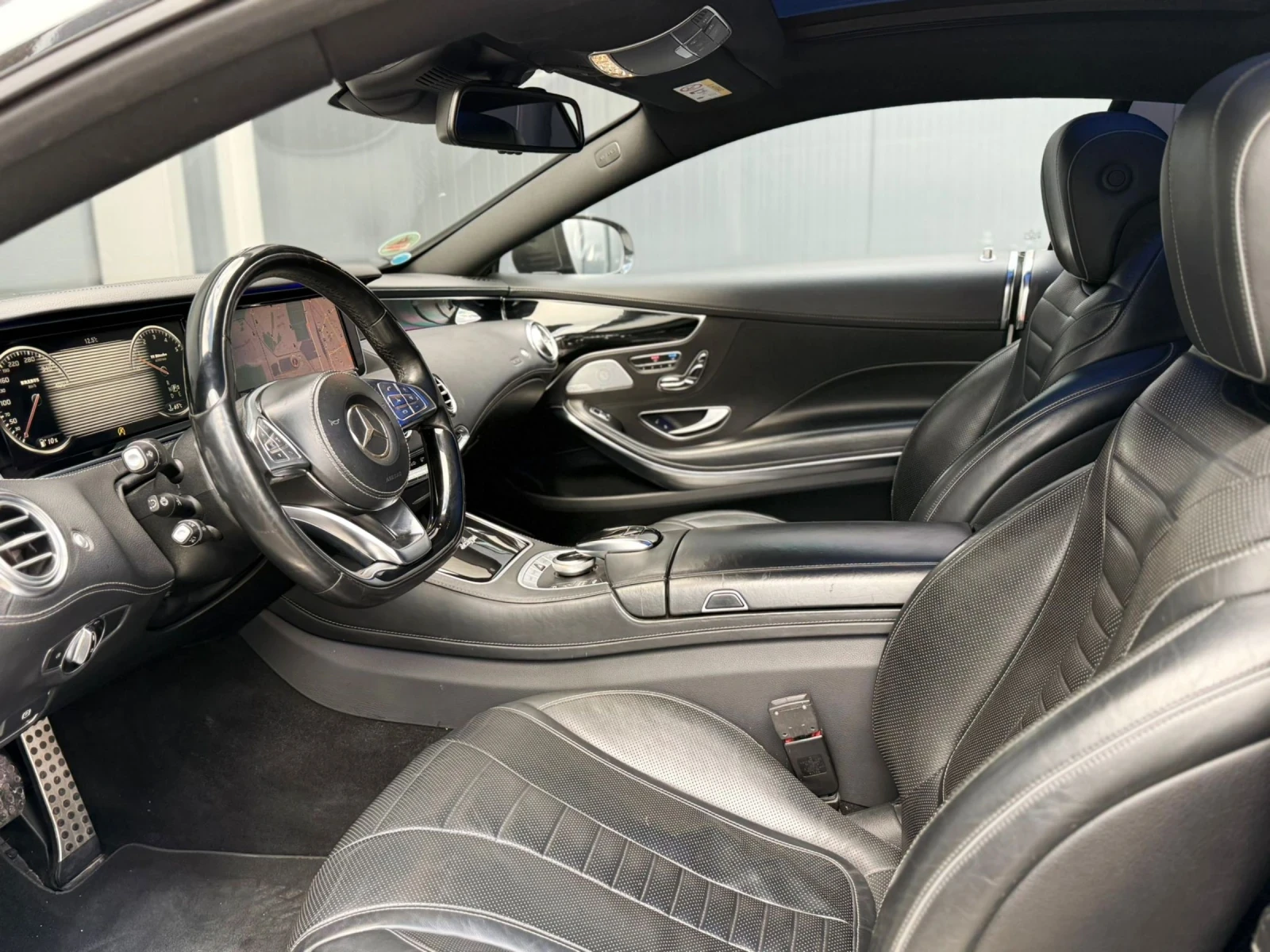 Mercedes-Benz S 500 Mercedes S500 AMG* DESIGNO* Coupe* 360* HUD* ASSIS, снимка 12 - Автомобили и джипове - 54103923
