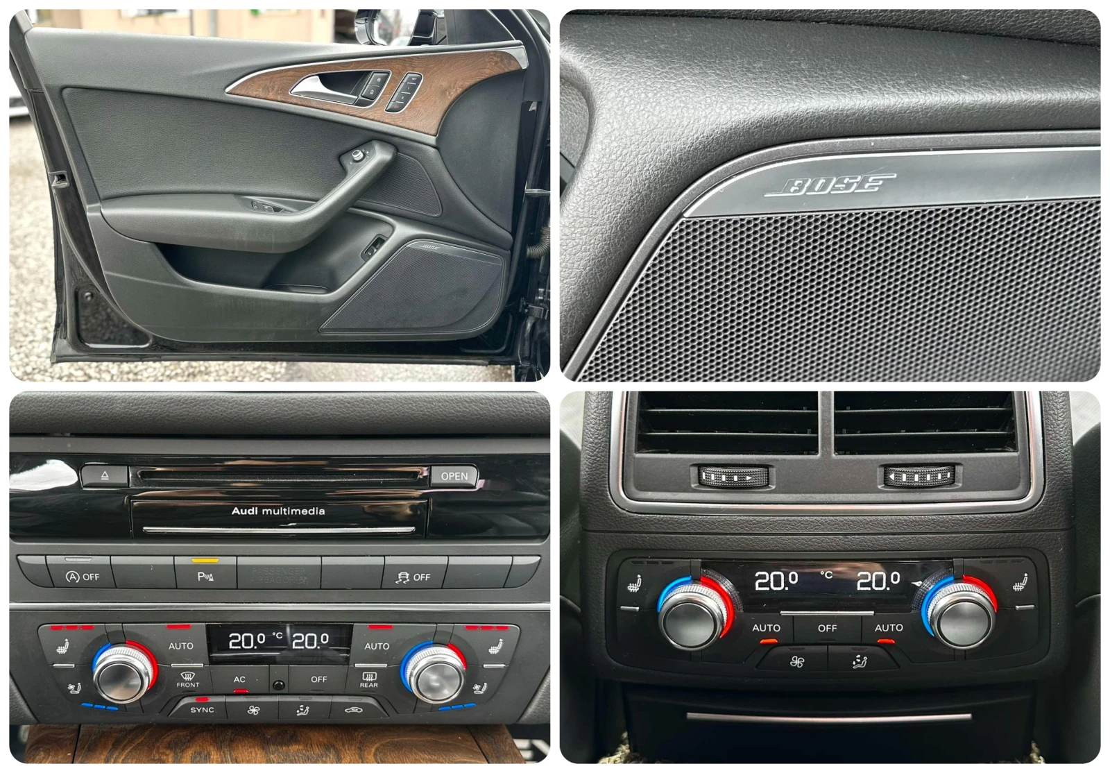 Audi A6 3.0TDI 245HP 144 000KM HUD BOSE ОБДУХВАНЕ, снимка 14 - Автомобили и джипове - 54077769