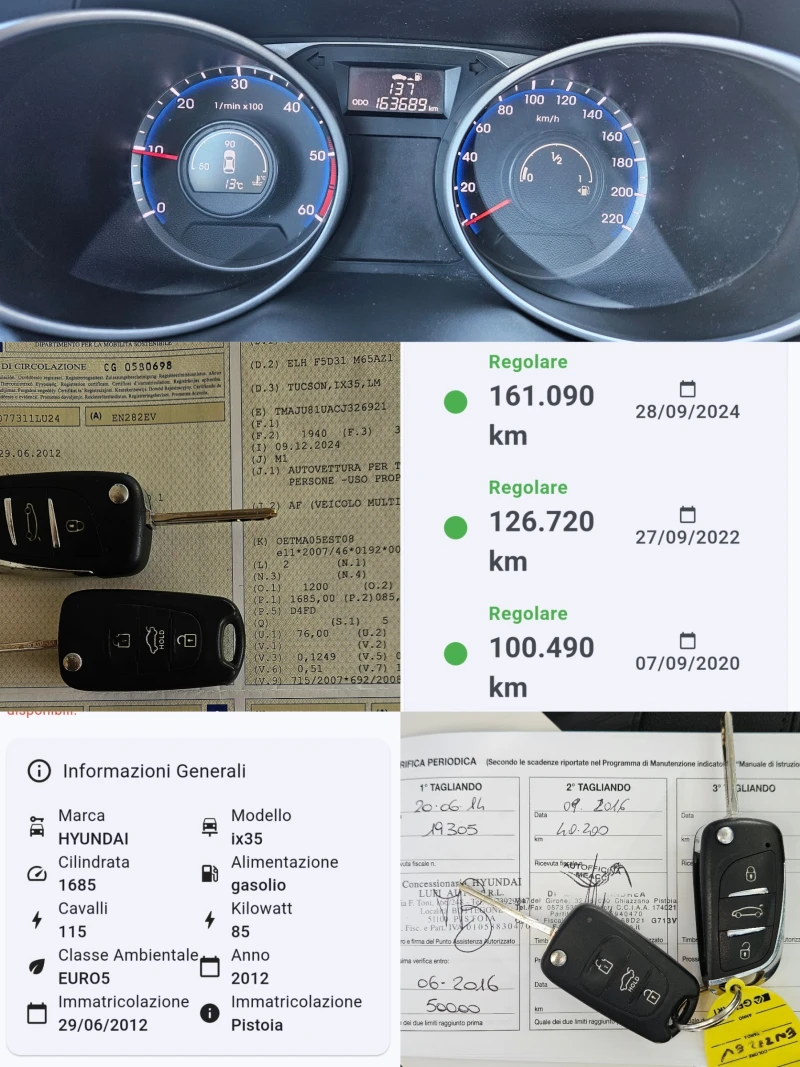 Hyundai IX35 1.7CRDI/116k.c/6ck/КОЖА/ПОДГРЕВ/БЛУТУТ/EURO5А/ТОП, снимка 12 - Автомобили и джипове - 48379563