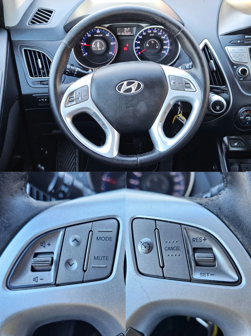 Hyundai IX35 1.7CRDI/116k.c/6ck/КОЖА/ПОДГРЕВ/БЛУТУТ/EURO5А/ТОП, снимка 11 - Автомобили и джипове - 48379563