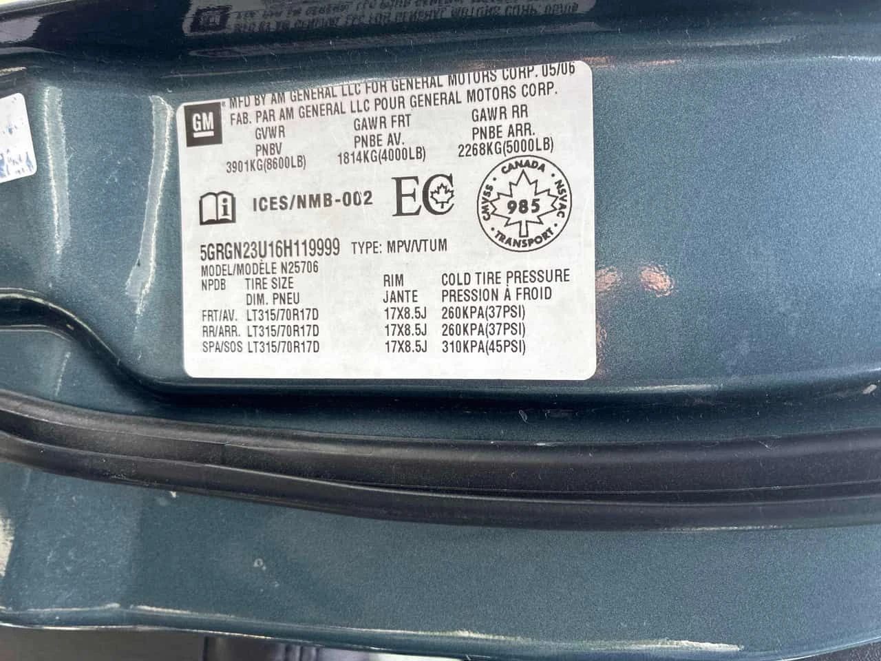 Hummer H2 4dr AWD SUV  CARFAX | Mobile.bg � ����������� 9