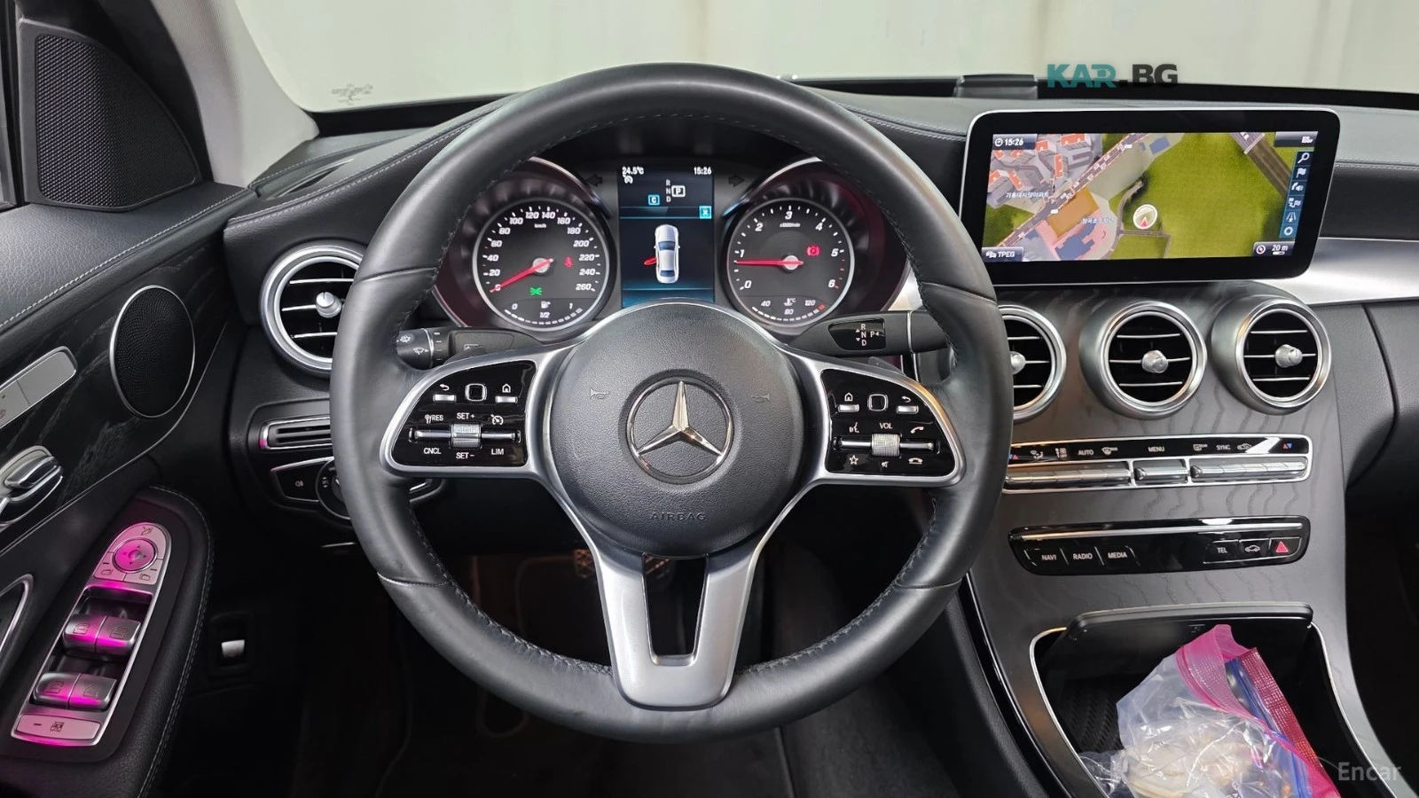 Mercedes-Benz C 220 4MATIC EXCLUSIVE* КОЖА* ПАНО* ОБДУХВ* 360, снимка 13 - Автомобили и джипове - 55029910