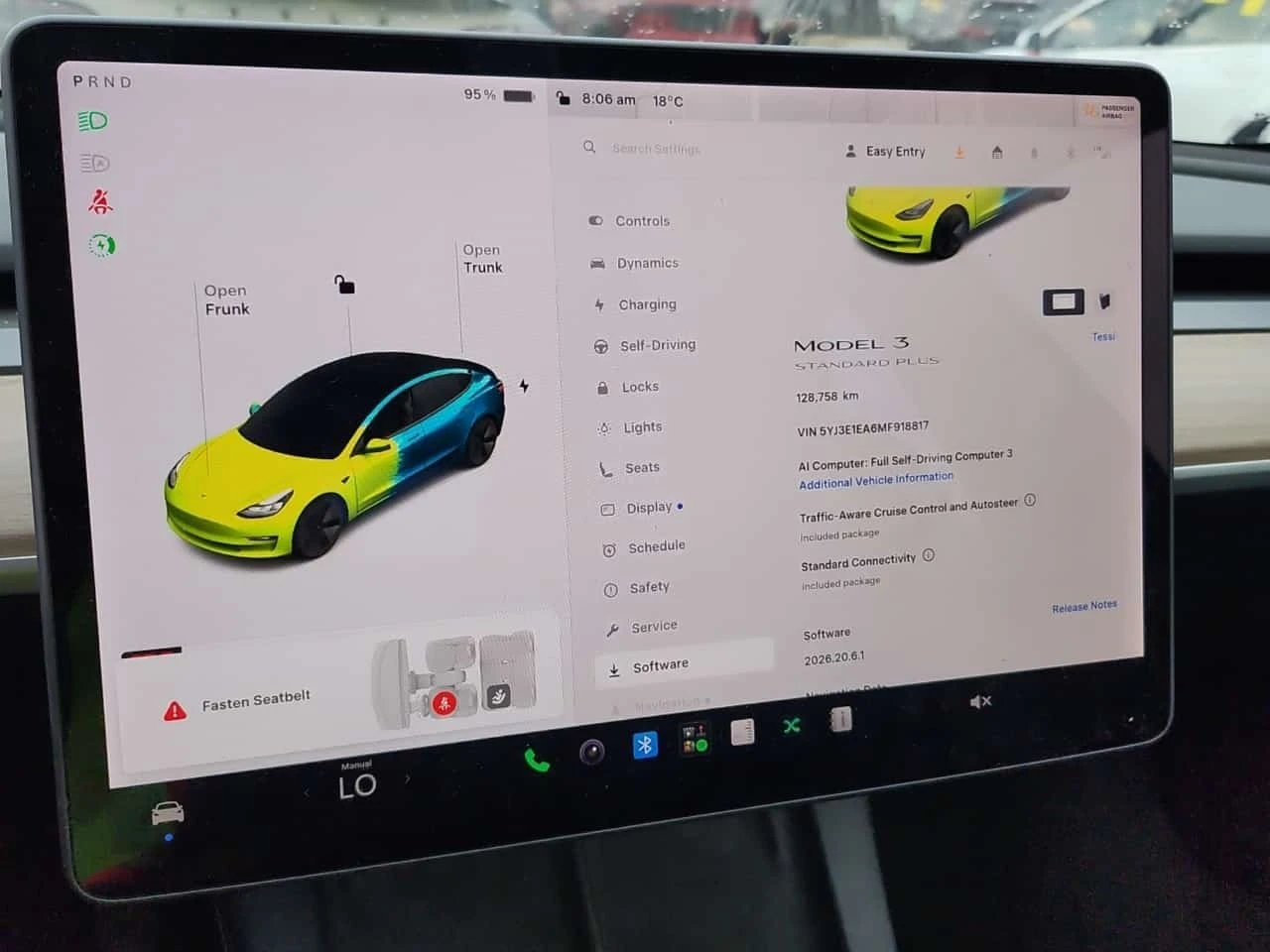 Tesla Model 3 Rwd Standard Range Plus * CARFAX * , снимка 9 - Автомобили и джипове - 56488924