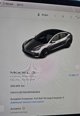 Tesla Model 3  4х4 Европейска Long Range, снимка 16