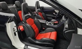 Mercedes-Benz C 63 AMG ПОДГРЕВ* НАВИГАЦИЯ* 360 КАМЕРА, снимка 13