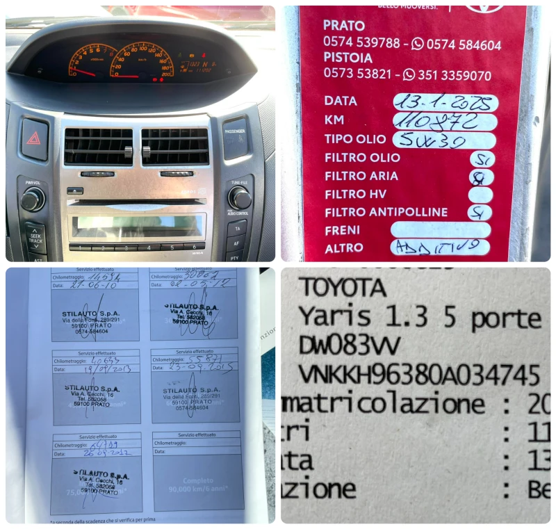 Toyota Yaris 1.3i 101HP 111202KM, снимка 16 - Автомобили и джипове - 49379346