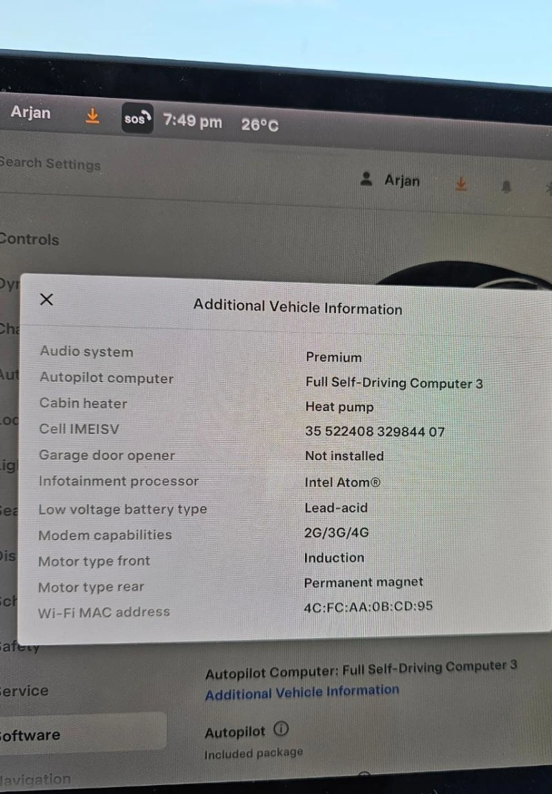 Tesla Model 3  4х4 Европейска Long Range, снимка 17 - Автомобили и джипове - 50706374