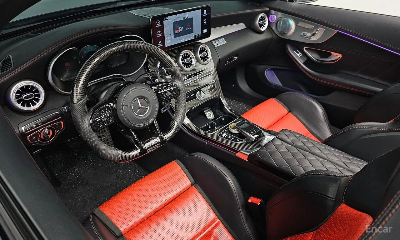 Mercedes-Benz C 63 AMG ПОДГРЕВ* НАВИГАЦИЯ* 360 КАМЕРА, снимка 3 - Автомобили и джипове - 54913501