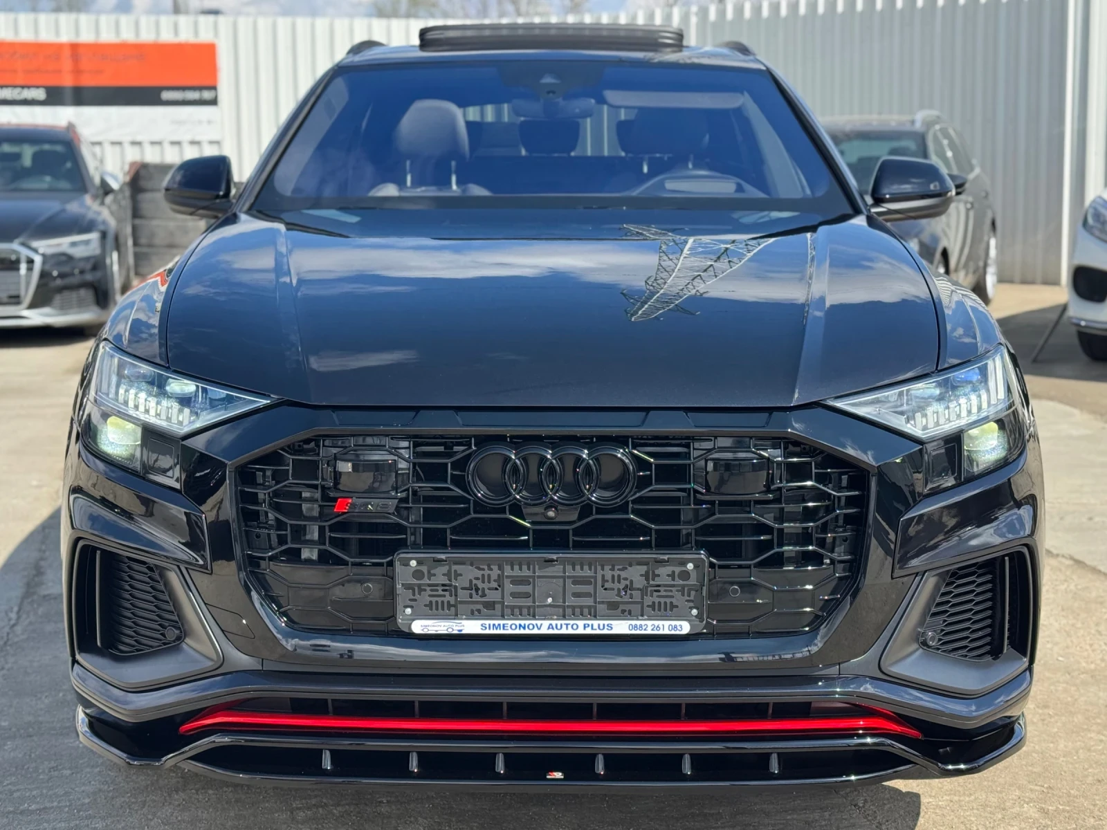 Audi Q8 SQ8 50TDI MATRIX CAM360 ПАНОРАМА ВАКУУМ ЦЕНА С ДДС, снимка 3 - Автомобили и джипове - 54914344