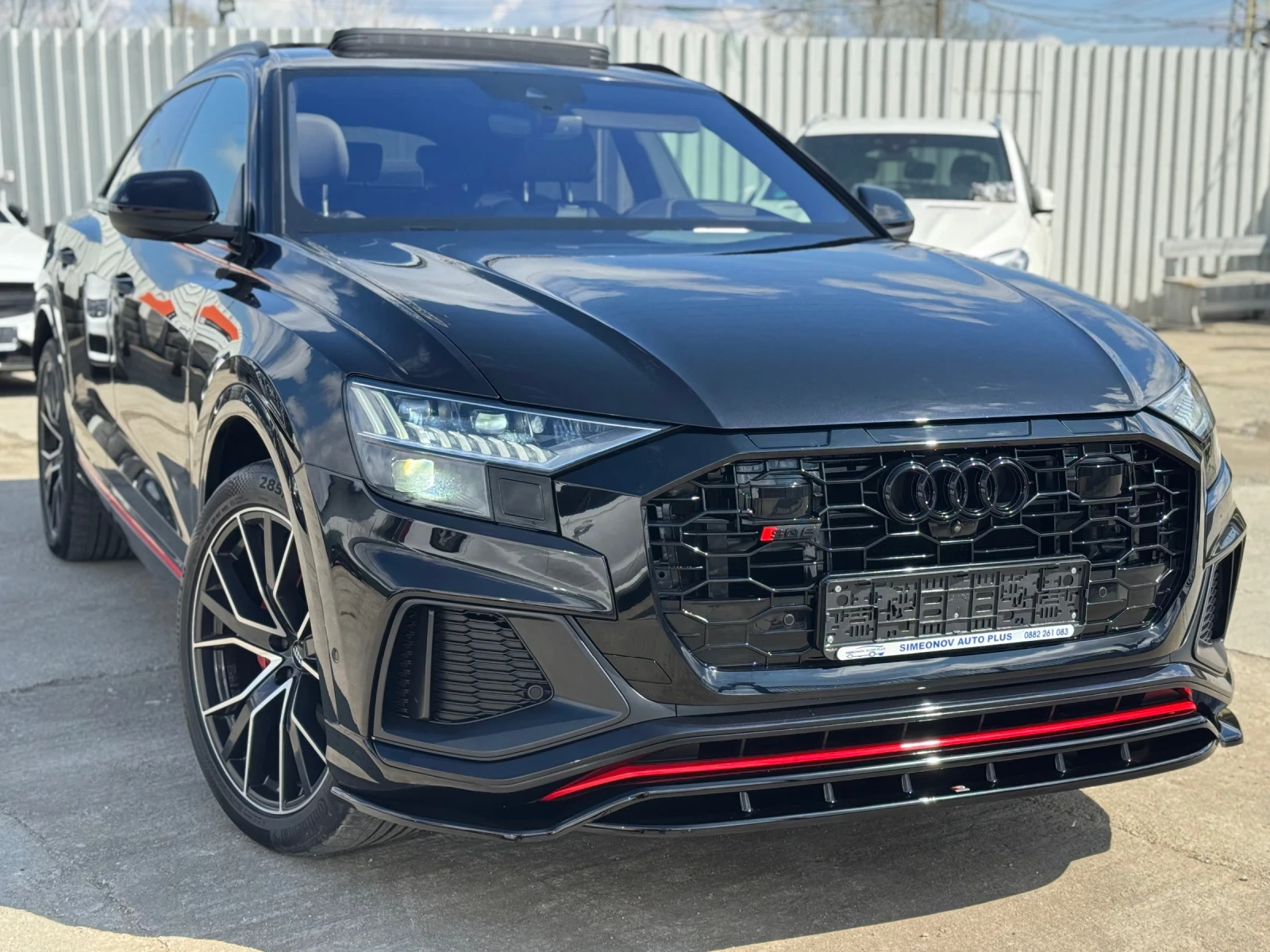 Audi Q8 SQ8 50TDI MATRIX CAM360 ПАНОРАМА ВАКУУМ ЦЕНА С ДДС, снимка 4 - Автомобили и джипове - 54914344