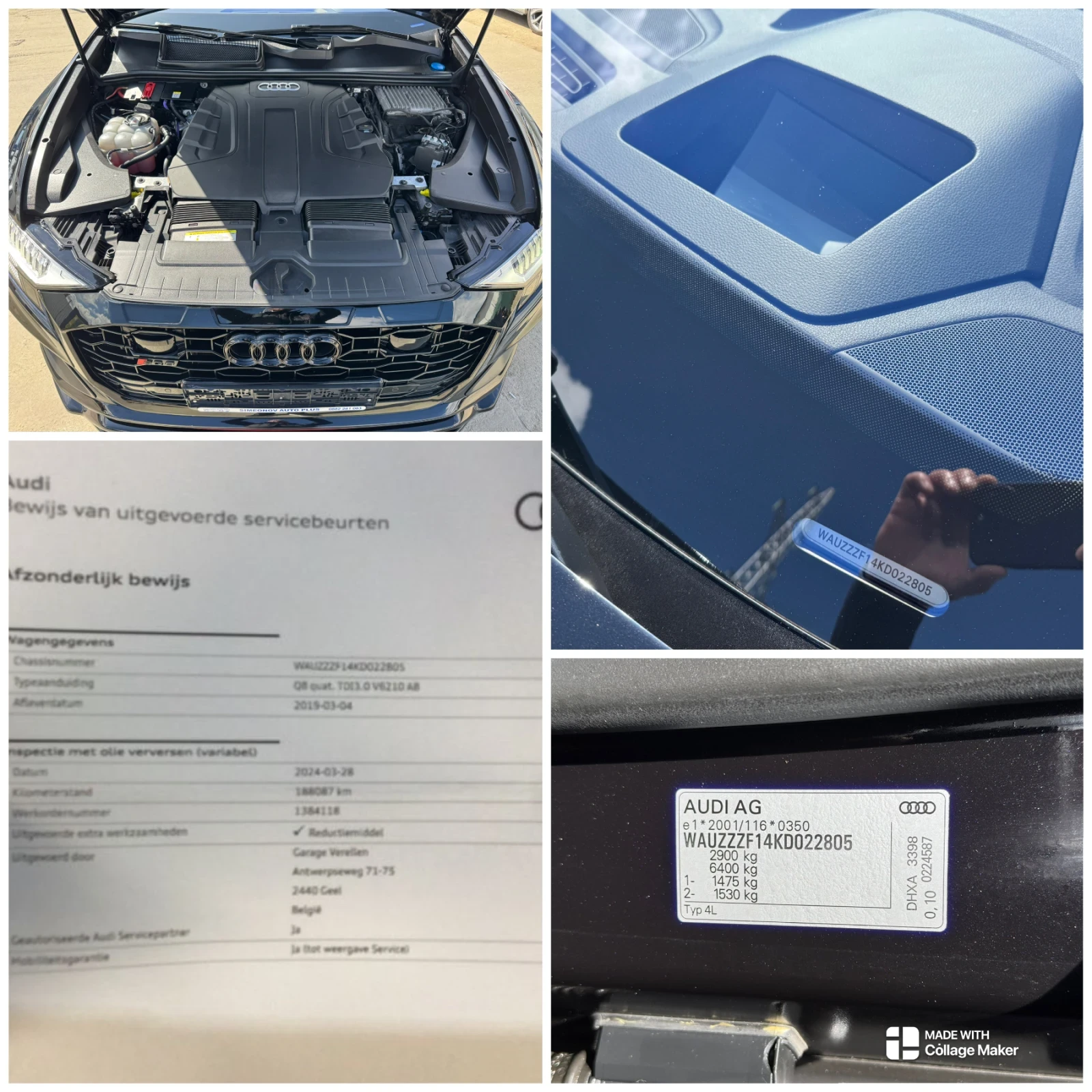 Audi Q8 SQ8 50TDI MATRIX CAM360 ПАНОРАМА ВАКУУМ ЦЕНА С ДДС, снимка 17 - Автомобили и джипове - 54914344