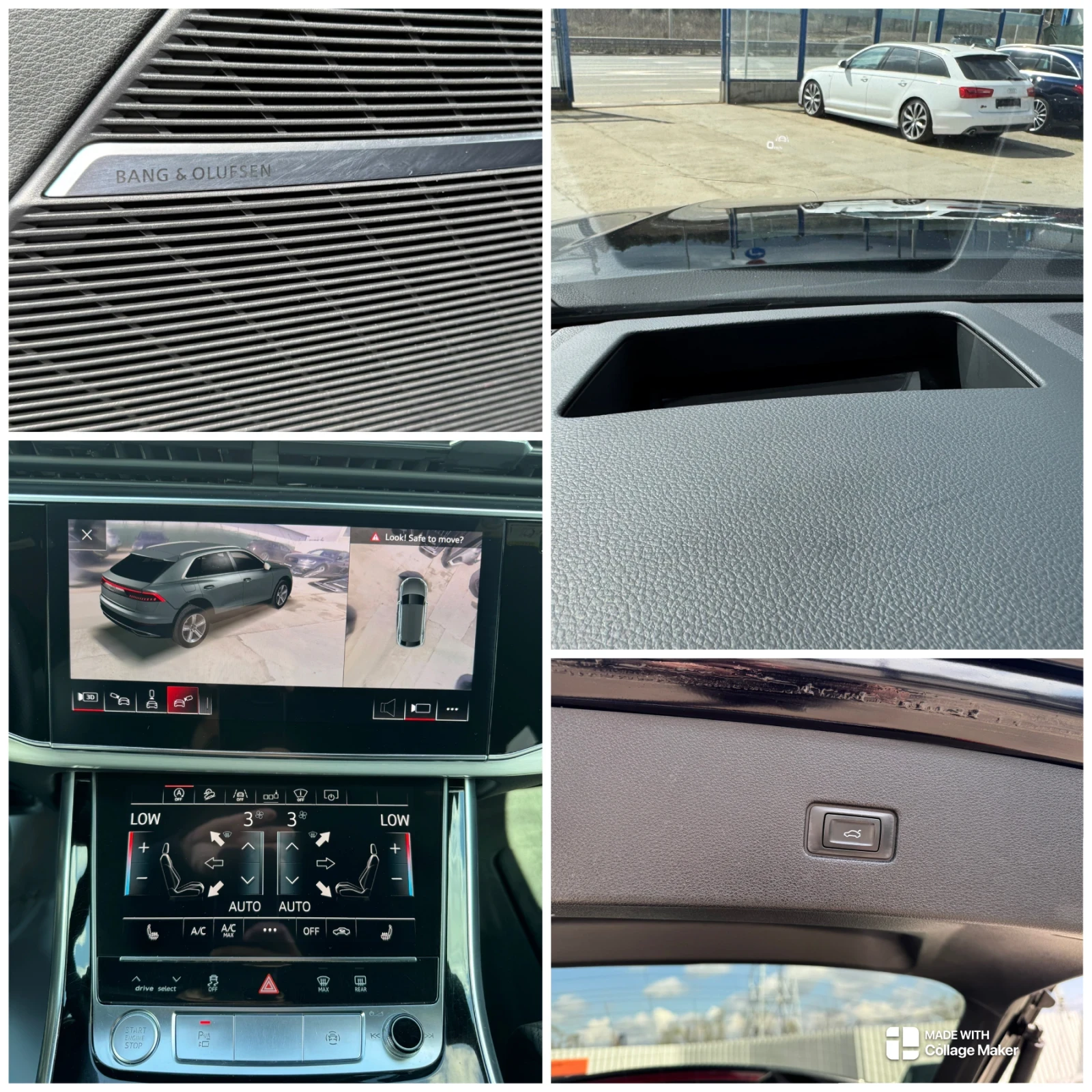 Audi Q8 SQ8 50TDI MATRIX CAM360 ПАНОРАМА ВАКУУМ ЦЕНА С ДДС, снимка 14 - Автомобили и джипове - 54914344