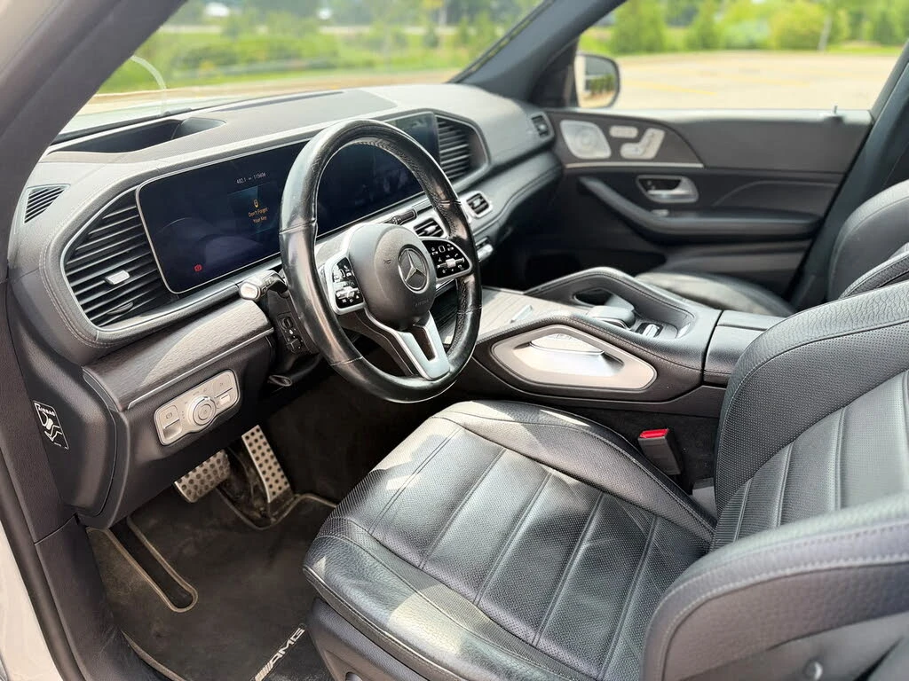 Mercedes-Benz GLS 450 4MATIC* AMG LINE* ДИСТРОНИК* ХЕДЪП* КРАЙНА ЦЕНА, снимка 8 - Автомобили и джипове - 55929235