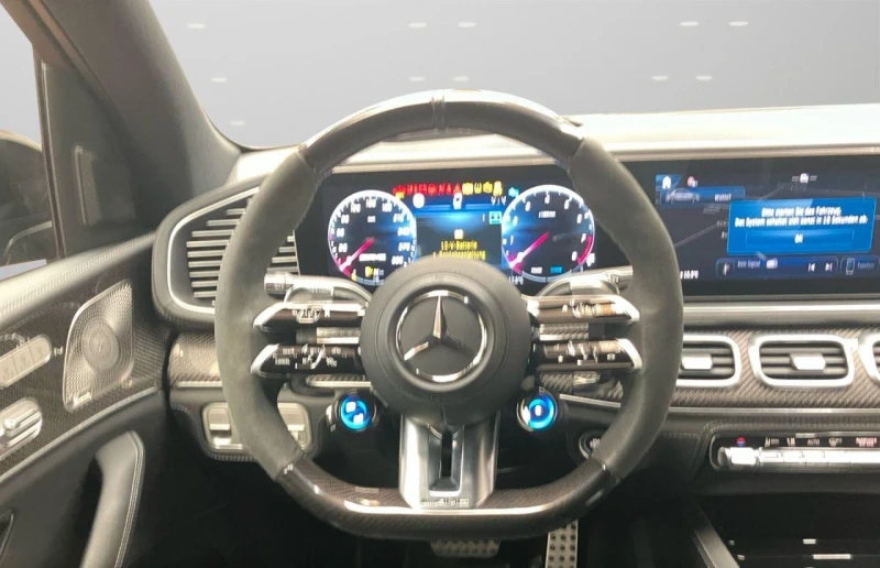 Mercedes-Benz GLE 63 S AMG /4-MATIC/FACELIFT/CARBON/EXCLUSIV/BURM/HEAD UP/360, снимка 9 - Автомобили и джипове - 52007655