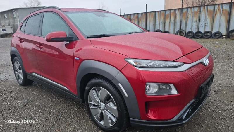 Hyundai Kona Hyundai Kona Premium 64kWh* SOH 96.7%* Кафяв кожен, снимка 1 - Автомобили и джипове - 49143793