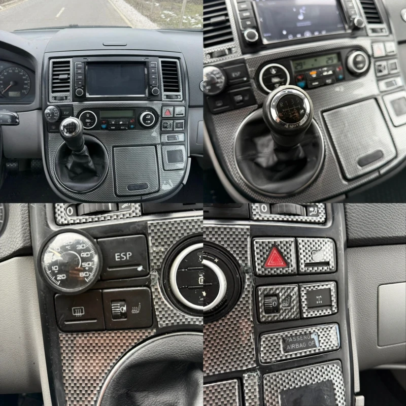 VW T5 MULTIVAN 2.5 TD / 4MOTION / 5+ 1 / NAVI / PECHKA , снимка 14 - Бусове и автобуси - 53374264