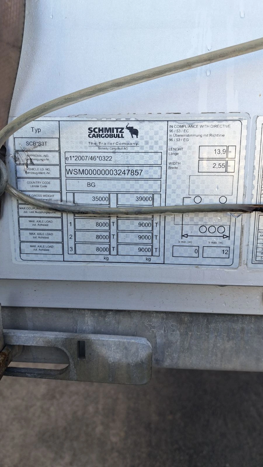 Полуремарке Schmitz SCB S3T, снимка 6 - Ремаркета - 54026209