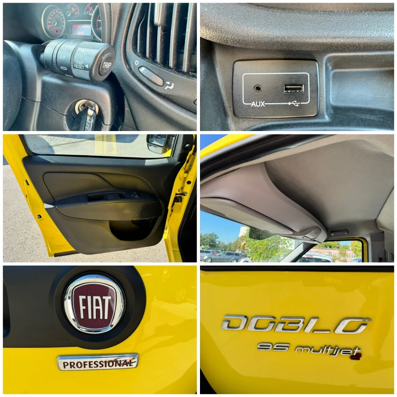 Fiat Doblo 1.3D 95к.с 2017г., снимка 16 - Автомобили и джипове - 47383828