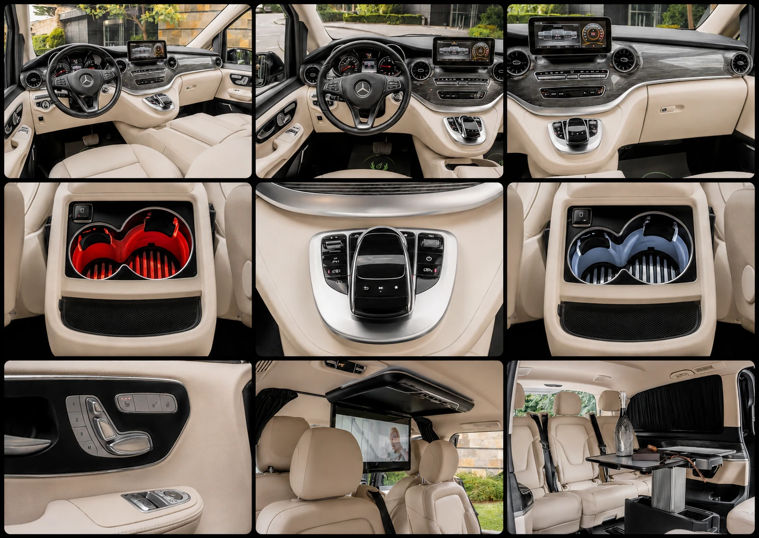 Mercedes-Benz V 300 d* AMG* EXTRALONG* 3XTV* PREMIUM* MEMORY* VIP, снимка 17 - Автомобили и джипове - 55067548