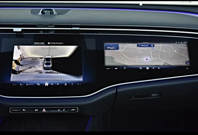 Mercedes-Benz E 220 D AMG OPTIC* SUPERSCREEN* PANO* BURMESTER* ОБДУХ, снимка 12 - Автомобили и джипове - 53235929