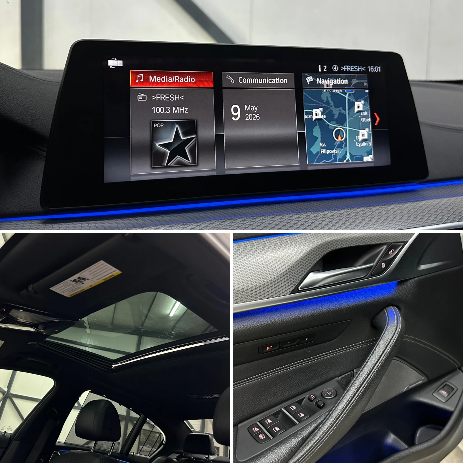 BMW 540 XI* SOFT CLOSE* HEAD-UP* 360* 99 820��*  | Mobile.bg � ����������� 15