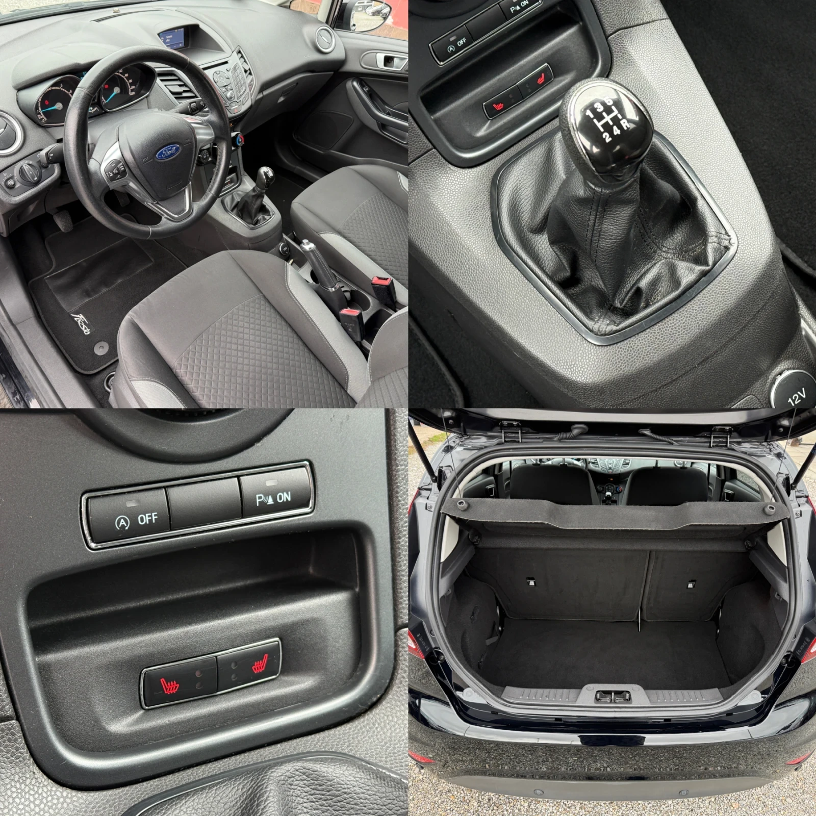 Ford Fiesta 1.0i LED, EURO 6B! * 124 000* KTEO, COC! ! | Mobile.bg   16