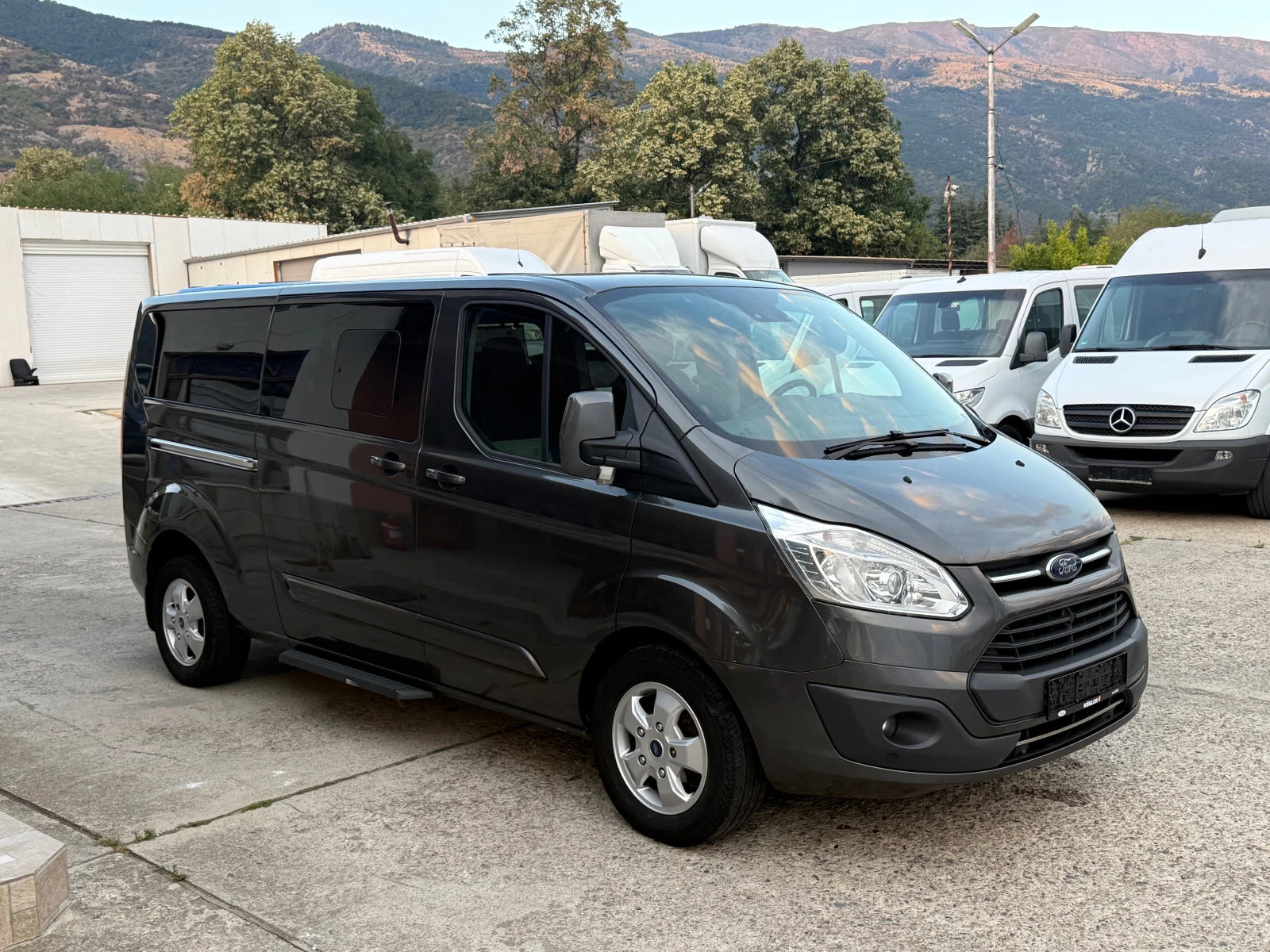 Ford Transit Custom 2хКЛИМА, LUX, 9 МЕСТЕН, LONG, FULL, снимка 3 - Бусове и автобуси - 55942242