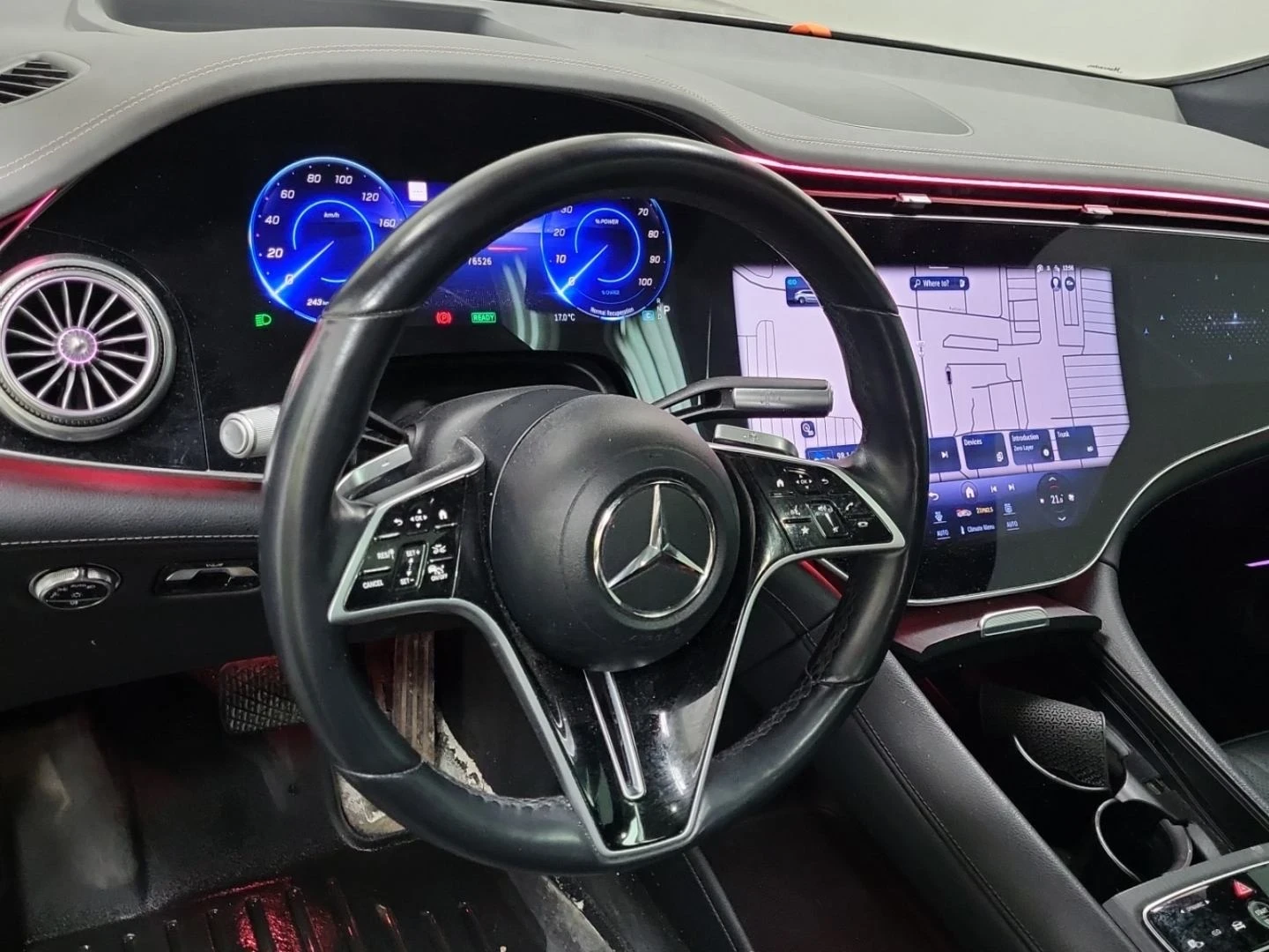 Mercedes-Benz EQS 450 AMG* 4Matic* Distronic* 360* Hyperscreen* Burm, снимка 9 - Автомобили и джипове - 54750151