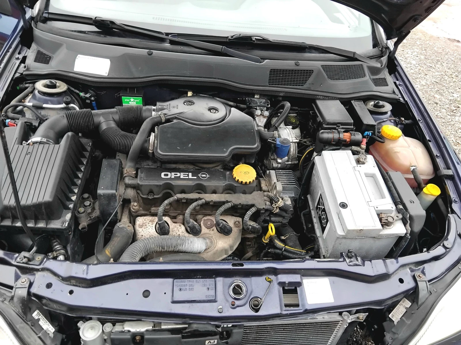 Opel Astra 1.6.75к.МОНО + КЛИМА + ГАЗ  - изображение 10