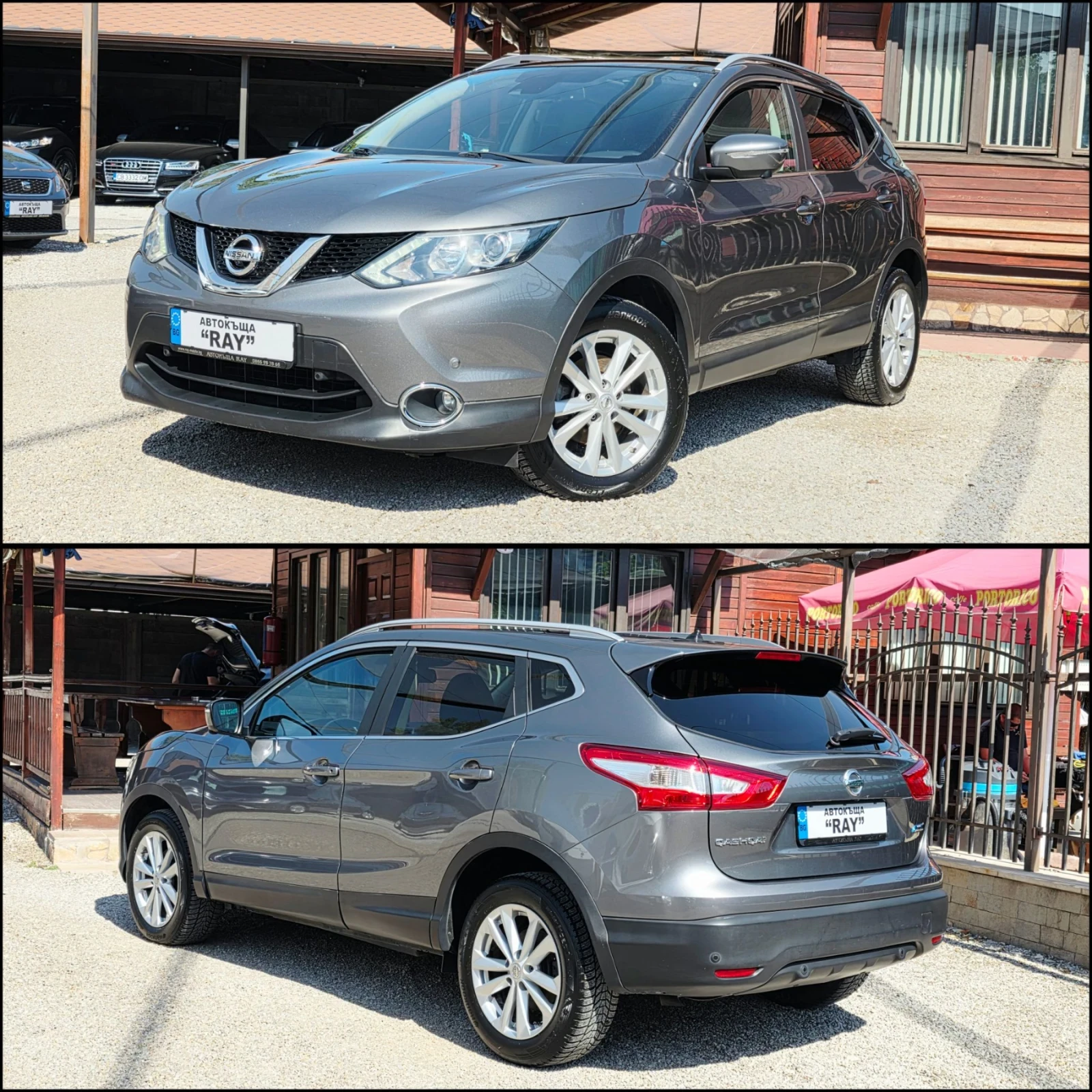 Nissan Qashqai 1.5DCI/TEKNA/360-CAM/PANORAMA/NAVI/РЕАЛНИ КМ/, снимка 3 - Автомобили и джипове - 55625395