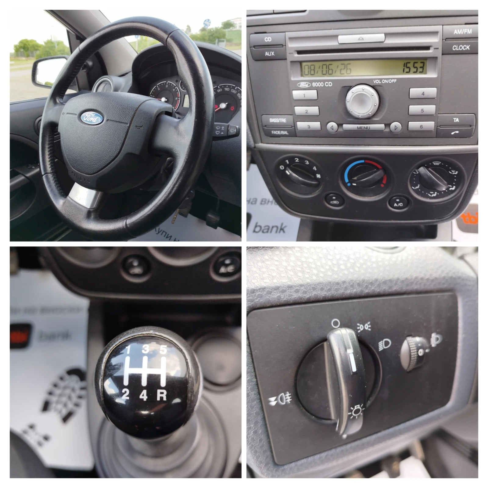 Ford Fiesta 1.4tdci-klimatik, снимка 16 - Автомобили и джипове - 54823995