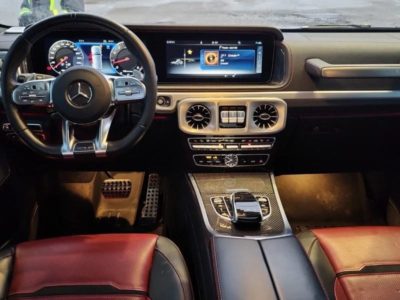 Mercedes-Benz G 63 AMG МАСАЖ| ОБДУХ| 360| HEADUP| BURMESTER| АМБИЕНТ| PAN, снимка 12 - Автомобили и джипове - 53524037