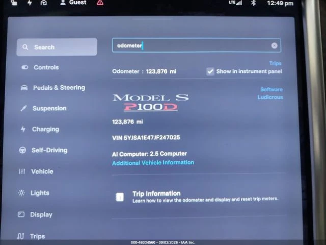 Tesla Model S PERFORMANCE* 100KWH* LUDICROUS, снимка 15 - Автомобили и джипове - 56610581
