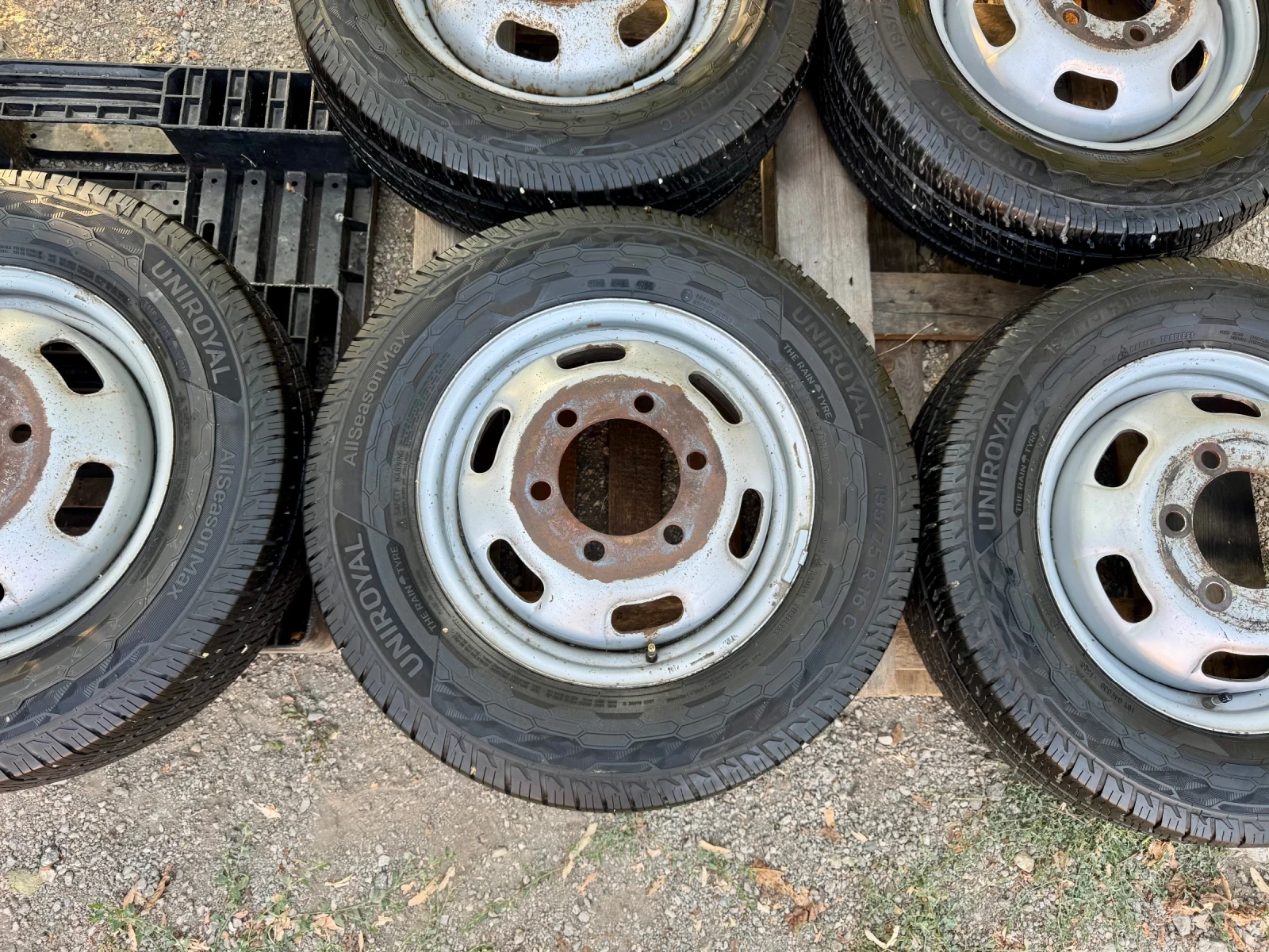 Гуми с джанти Uniroyal 195/75R16, снимка 6 - Гуми и джанти - 56210749