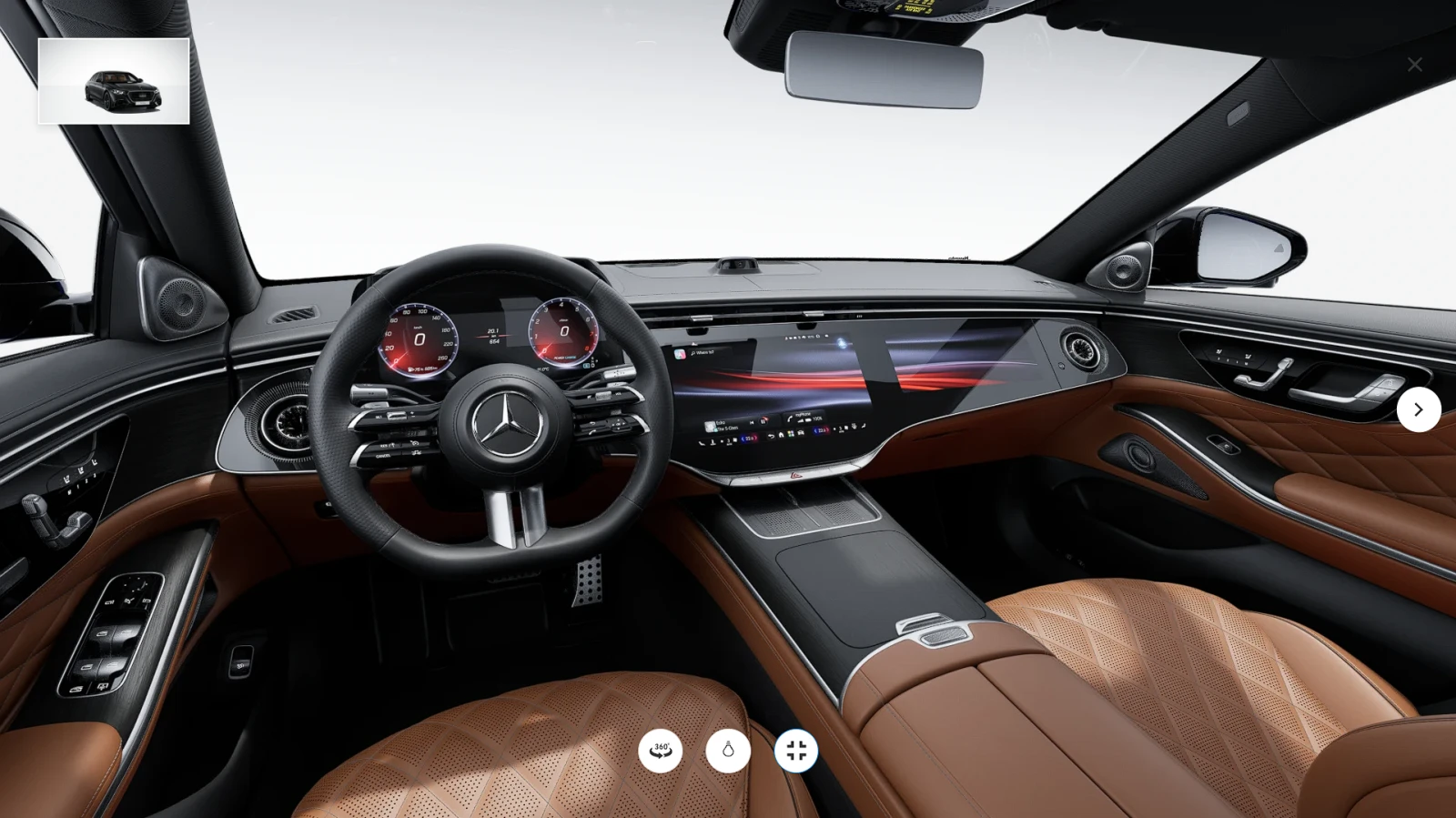 Mercedes-Benz S 580 Long 4Matic New = MGT Conf = AMG Line Plus Гаранци, снимка 8 - Автомобили и джипове - 54398888