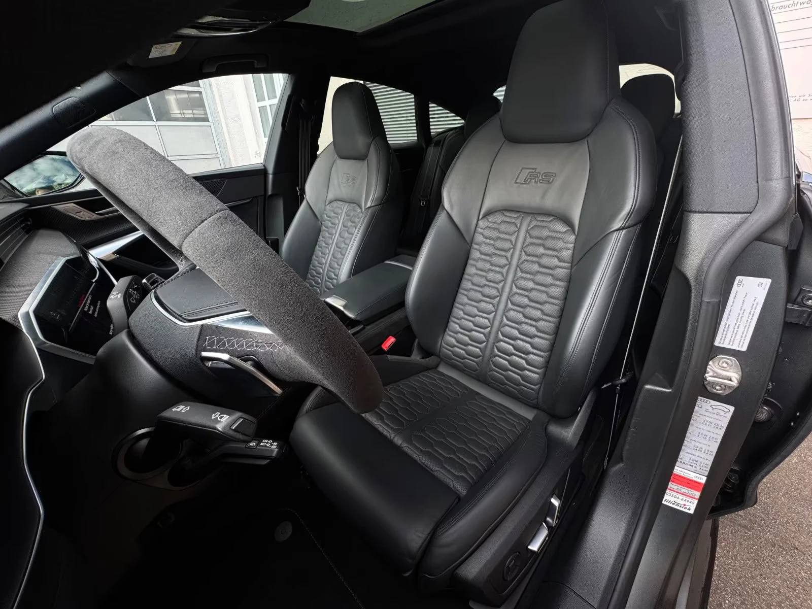 Audi Rs7 QUTTRO/600HP/CARBON/SOFT/360/PANO/MAT/KERAMIK/499z, снимка 14 - Автомобили и джипове - 55089788