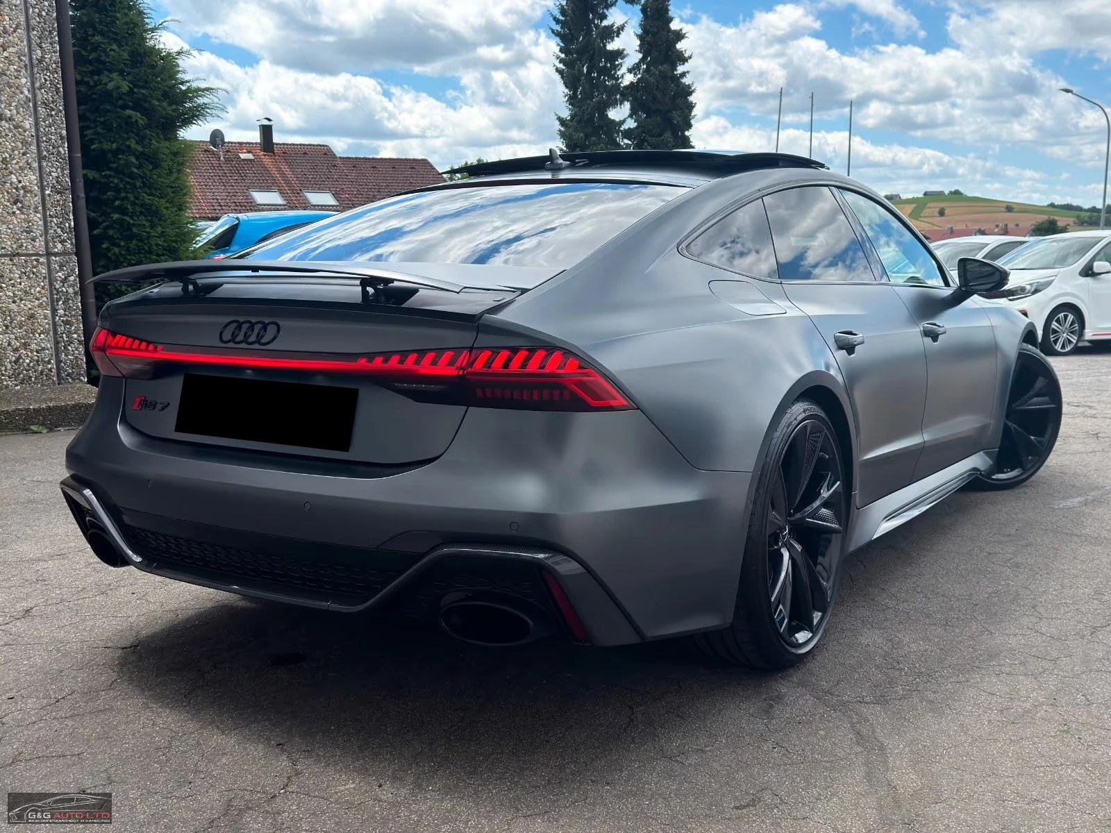 Audi Rs7 QUTTRO/600HP/CARBON/SOFT/360/PANO/MAT/KERAMIK/499z, снимка 7 - Автомобили и джипове - 55089788