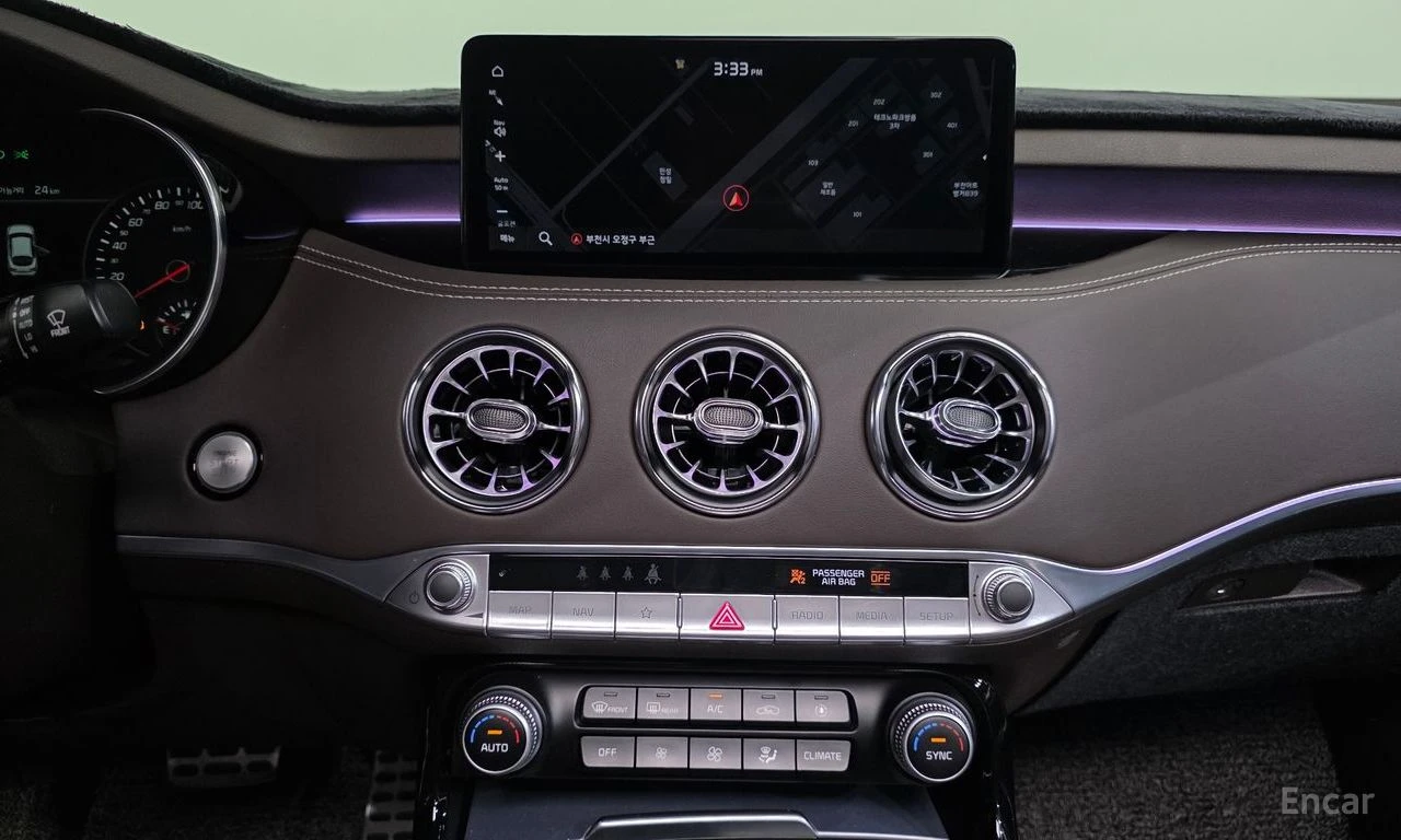Kia Stinger 3.3GT Masters* LEXICON* DISTRONIC* 360* ХЕДЪП* , снимка 11 - Автомобили и джипове - 55666396