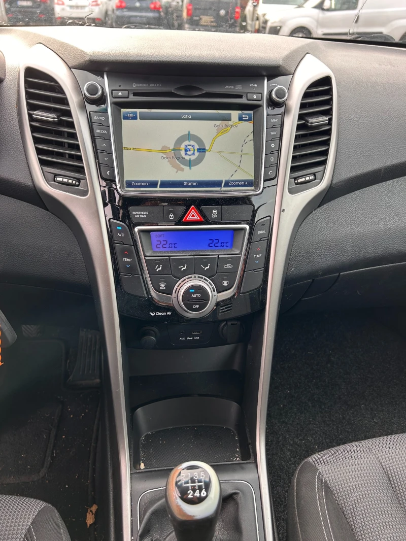 Hyundai I30 1.6D NAVI/KAMERA EURO 5, снимка 12 - Автомобили и джипове - 48417893