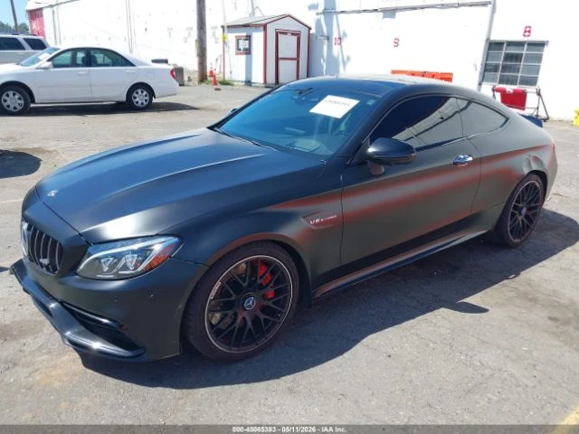 Mercedes-Benz C 63 AMG S* COUPE* ПОДГРЕВ* ОБДУХВАНЕ* ПАНО* BURMESTER* 