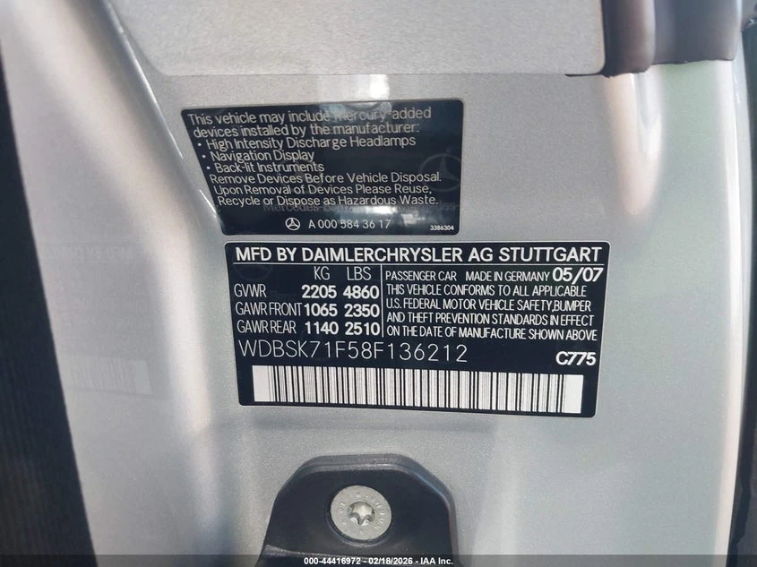 Mercedes-Benz SL 500 550 * Крайна цена до БГ* , снимка 9 - Автомобили и джипове - 53979560