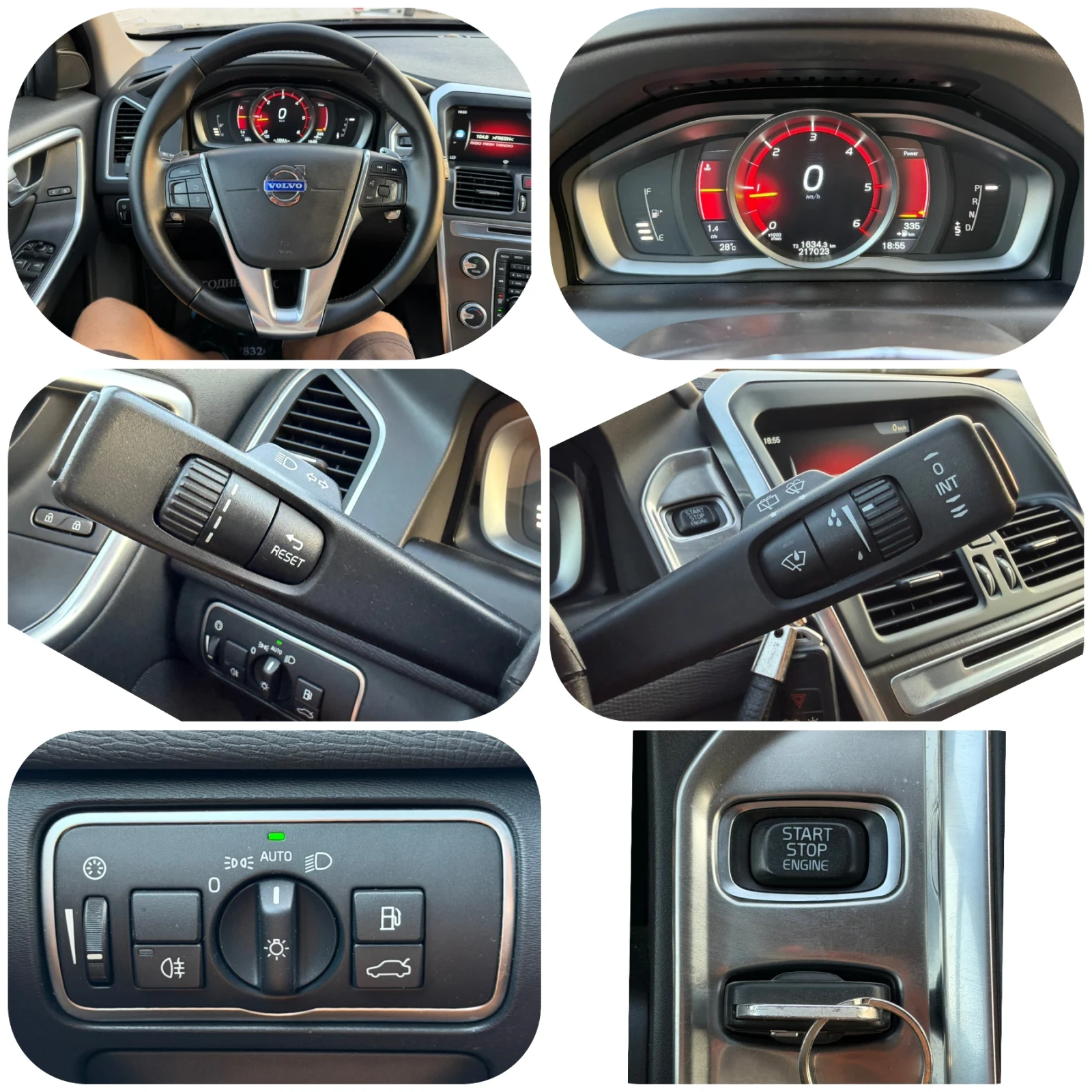 Volvo XC60 2.0D AVTOMAT/НОВ ВНОС/ЛЕТИ ДЖ./УНИКАТ, снимка 13 - Автомобили и джипове - 55646342