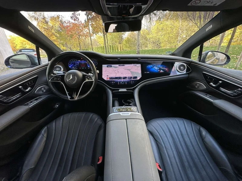 Mercedes-Benz EQS 450+ / HYPERSCREEN / 98.7% КАПАЦИТЕТ, снимка 12 - Автомобили и джипове - 52332761