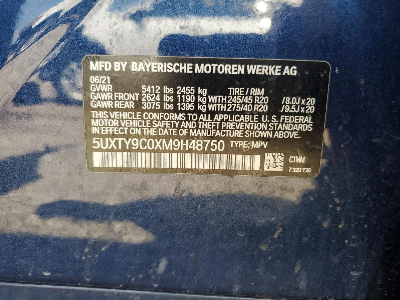 BMW X3 3.0l xDrivem40I, снимка 13 - Автомобили и джипове - 56340499